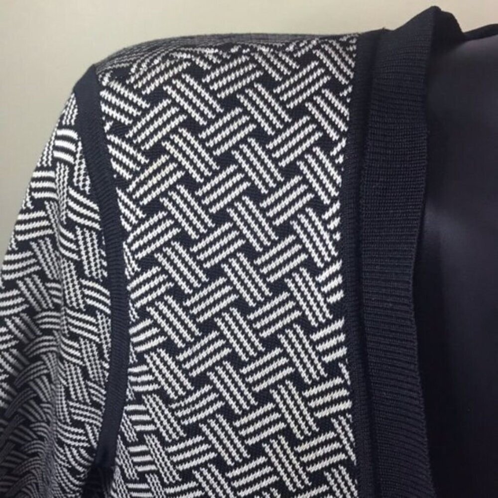 Dana Bachman Vintage Silk Knit Cardigan Sweater Jacket Pockets Buttons Preppy M - Picture 10 of 16